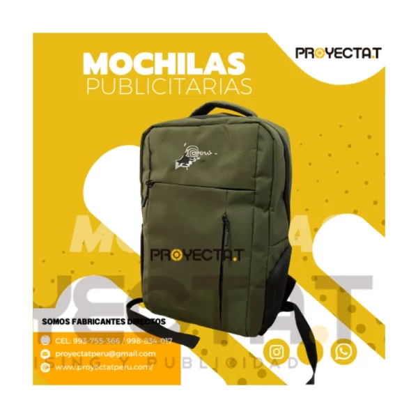 Mochilas corporativas con logo para empresas